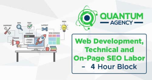 Web Development, Technical and On-Page SEO Labor - 4 Hour Block